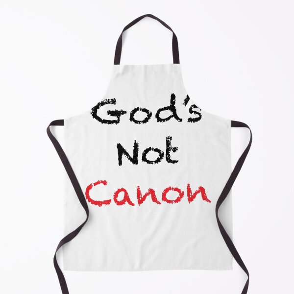 Item preview, God's Not Canon - Black designed and sold by EchoTheBard.