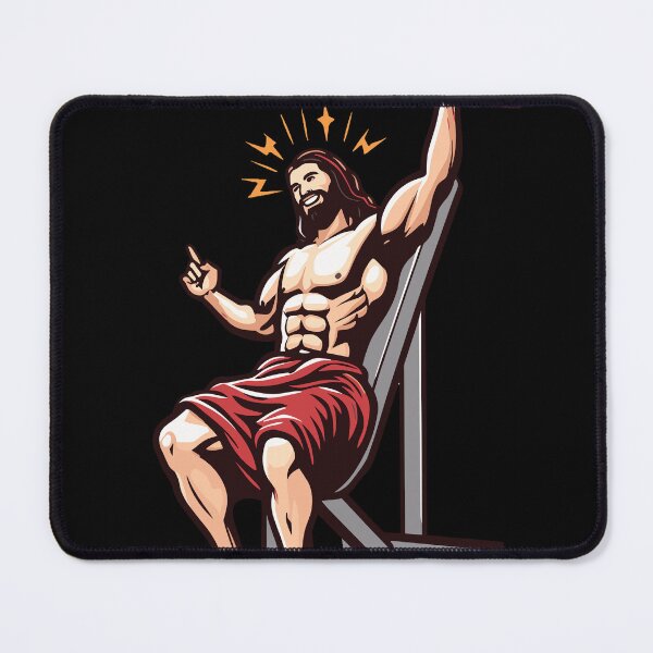 Item preview, Jacked Jesus Illustration designed and sold by GlobalDesigns-.