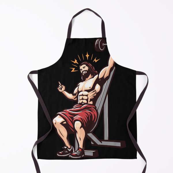 Item preview, Jacked Jesus Illustration designed and sold by GlobalDesigns-.
