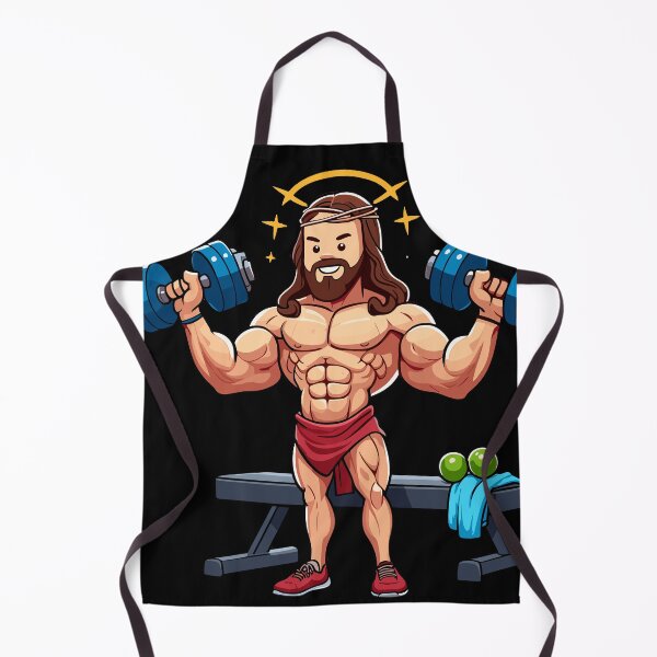 Item preview, Jacked Jesus Illustration designed and sold by GlobalDesigns-.