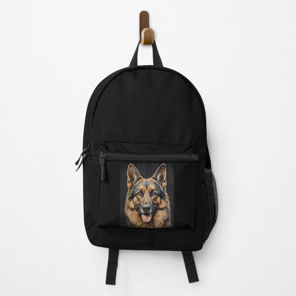 Item preview, Beautiful German Shepherd portrait painting designed and sold by MargaretWiktor.