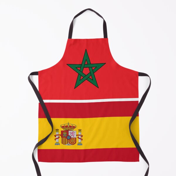 Item preview, Moroccan and Spain Union Flag designed and sold by Islanr.