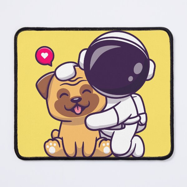 Item preview, Astronaut with Pug Dog designed and sold by hjian8219.