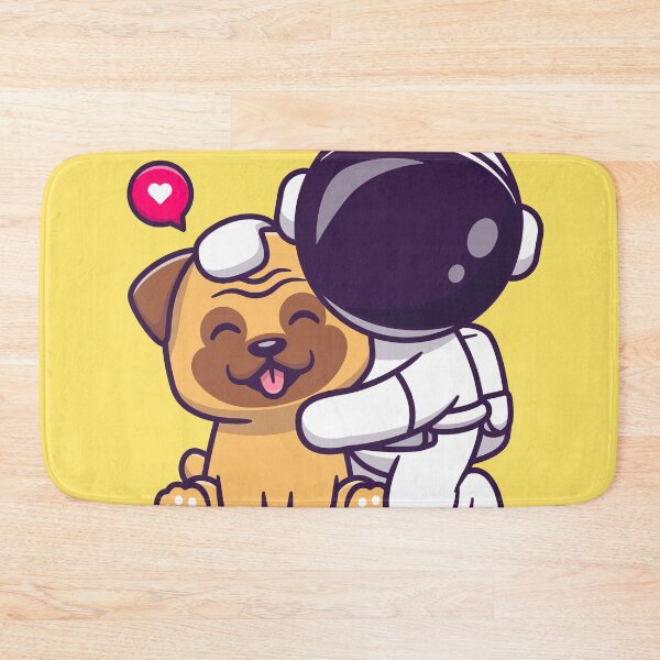 Item preview, Astronaut with Pug Dog designed and sold by hjian8219.