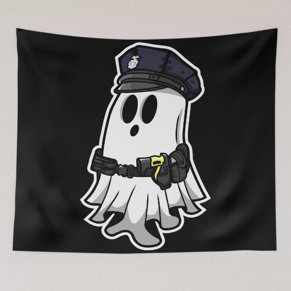 Item preview, Ghost Police Officer designed and sold by Borkey0021.