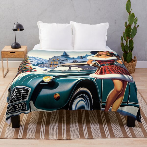 Item preview, French elegance vintage sixties 2CV Christmas designed and sold by Martymcflay.