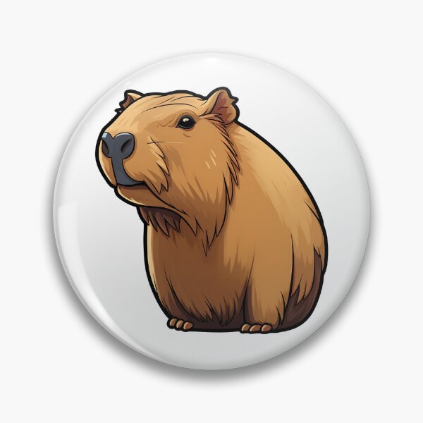 Item preview, Cute Capybara, Adorable Rodent designed and sold by WickedFairySt.