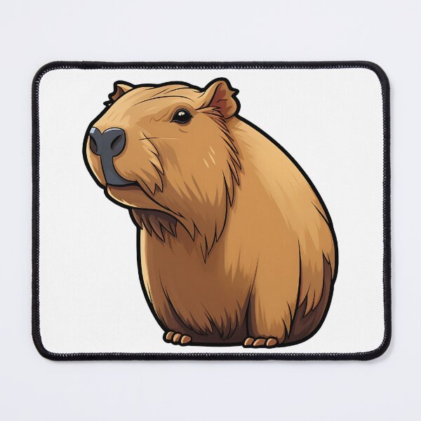 Item preview, Cute Capybara, Adorable Rodent designed and sold by WickedFairySt.