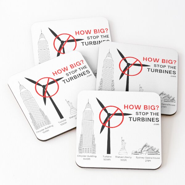 Item preview, How Big? Stop The Turbines (USA Edition) designed and sold by StopTheTurbines.