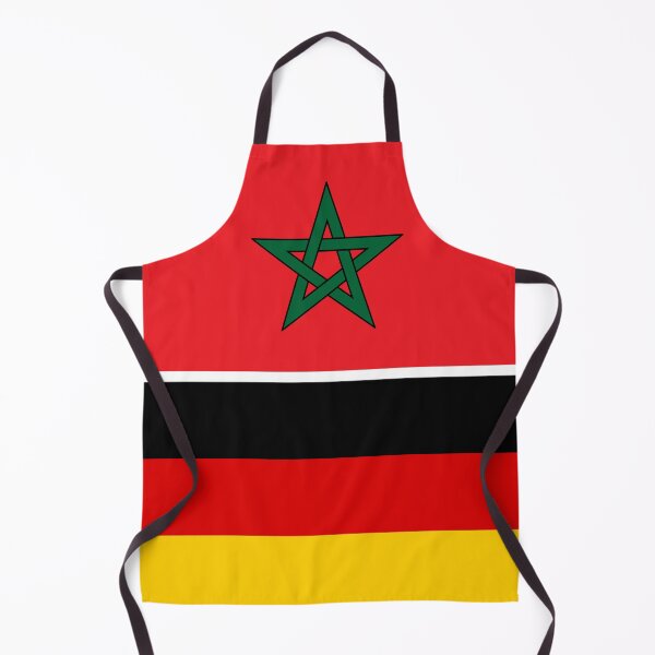 Item preview, Moroccan and Germany Union Flag designed and sold by Islanr.
