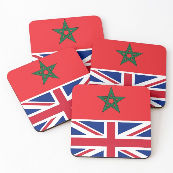 Item preview, Moroccan and British Union Flag designed and sold by Islanr.