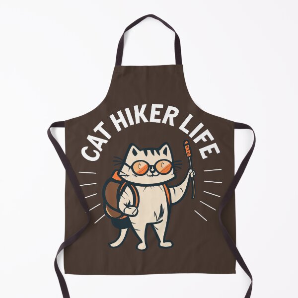 Item preview, Cat Hiker Life - Hiking Cat (White Text) designed and sold by Spiprinto.
