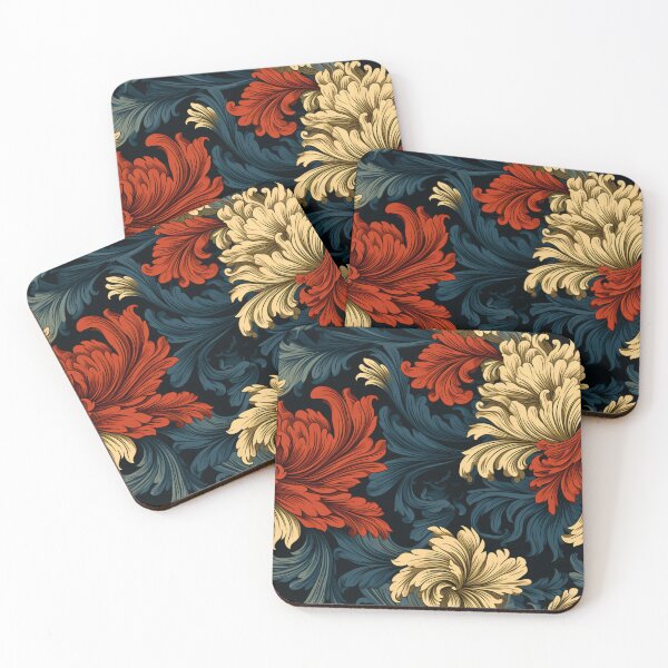 Item preview, Floral Pattern on Black designed and sold by Nicholas Panek.