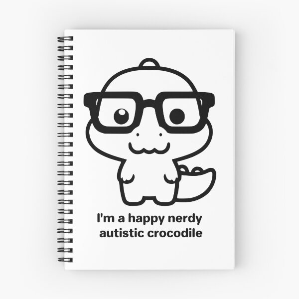 Item preview, I'm a happy nerdy autistic crocodile designed and sold by ndmedia.