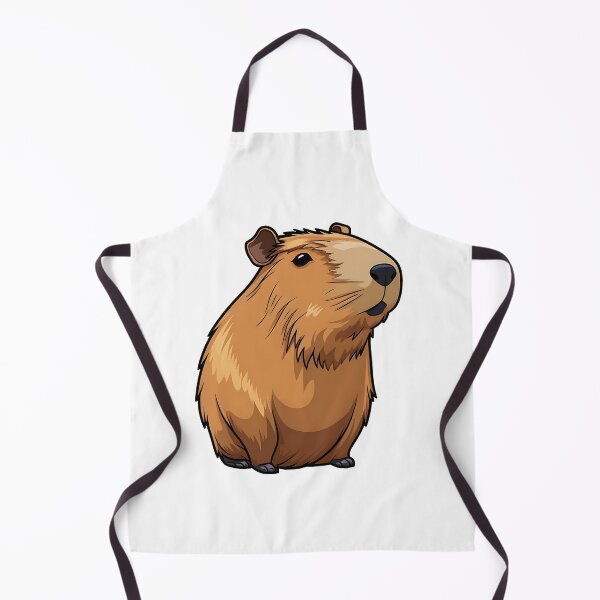 Item preview, Cartoon Capybara, Cute Rodent designed and sold by WickedFairySt.