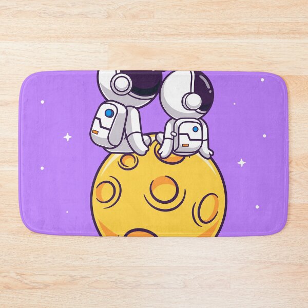 Item preview, Astronaut Pointing at Star with Baby Astronaut on Moon designed and sold by hjian8219.