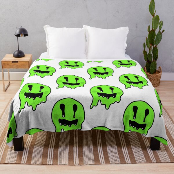 Item preview, Drippy Smiley Face - Green designed and sold by Kamil Szumowski.