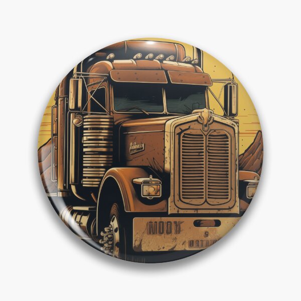 Item preview, Embrace the challenges of trucking with this T-shirt showcasing a big rig designed and sold by Kroop.
