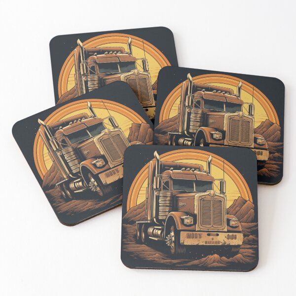 Item preview, Embrace the challenges of trucking with this T-shirt showcasing a big rig designed and sold by Kroop.