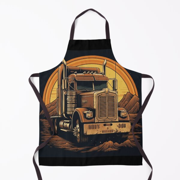 Item preview, Embrace the challenges of trucking with this T-shirt showcasing a big rig designed and sold by Kroop.