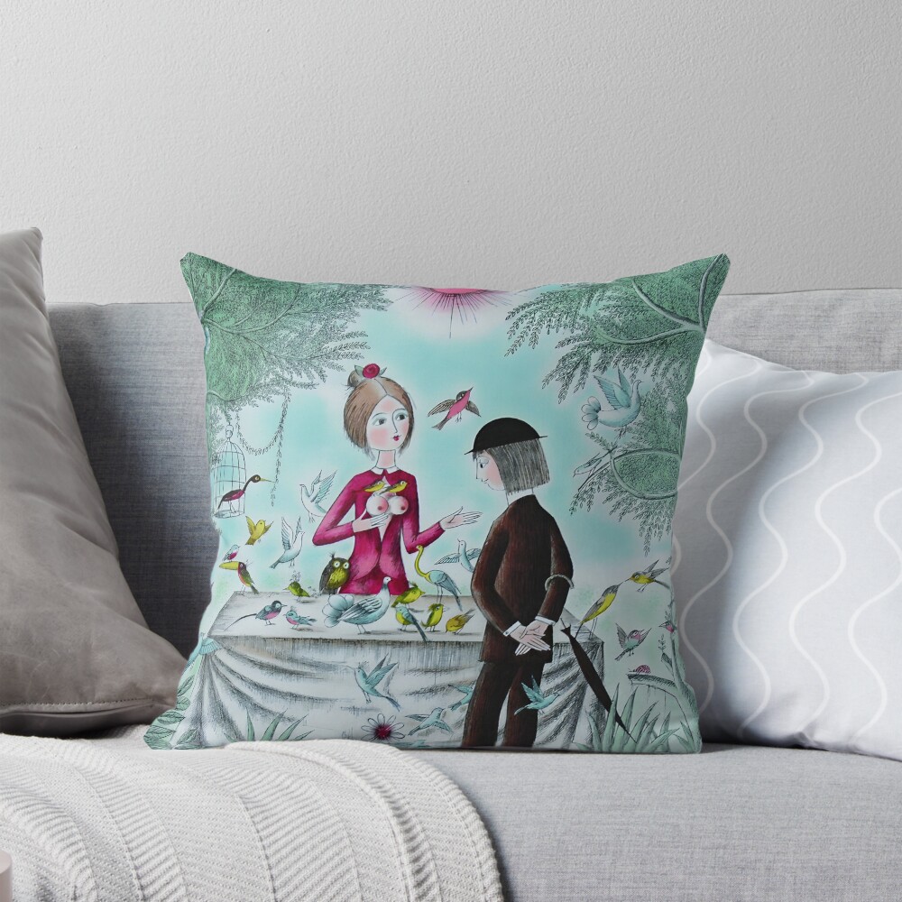 Item preview, Throw Pillow designed and sold by LovableObjects.