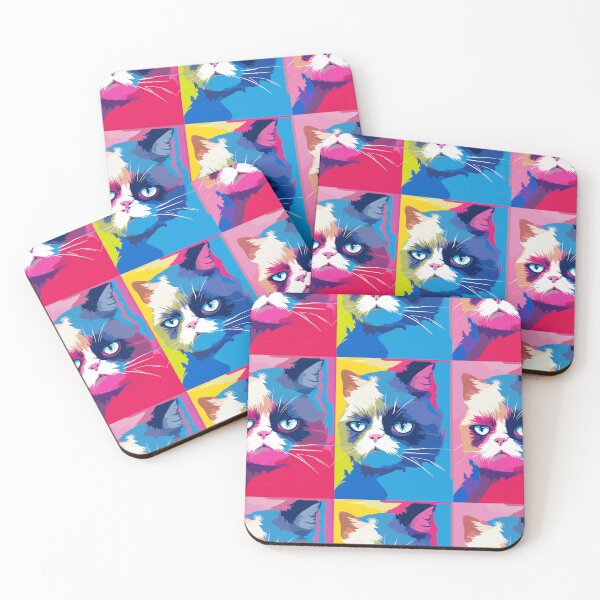 Item preview, Pop Art Grumpy Cat designed and sold by Nicholas Panek.
