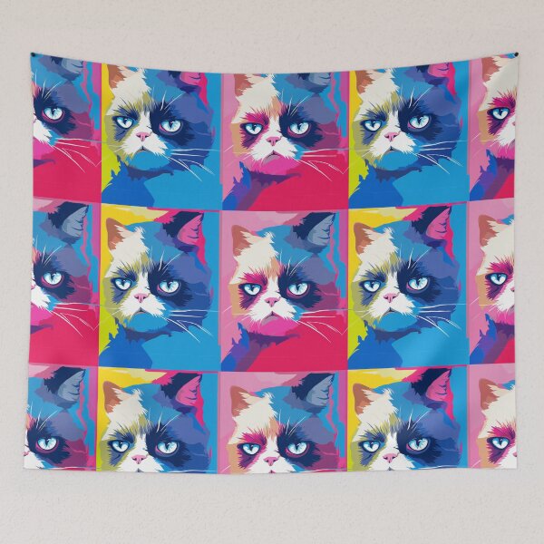 Item preview, Pop Art Grumpy Cat designed and sold by Nicholas Panek.