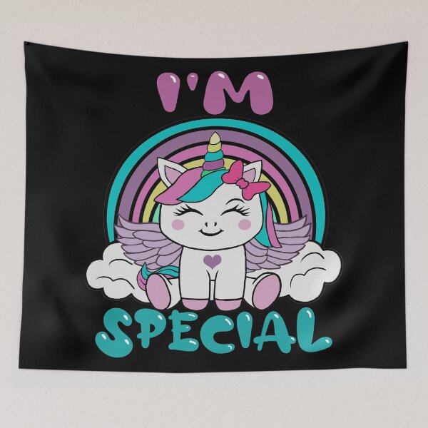 Item preview, I'm special cute rainbow unicorn  designed and sold by J-KAP.