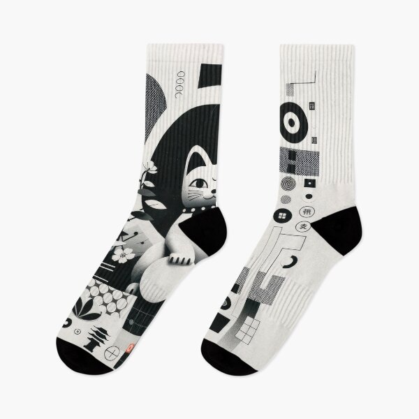 Item preview, Modern-Japanese Cat Enigma designed and sold by ZedOhEe.