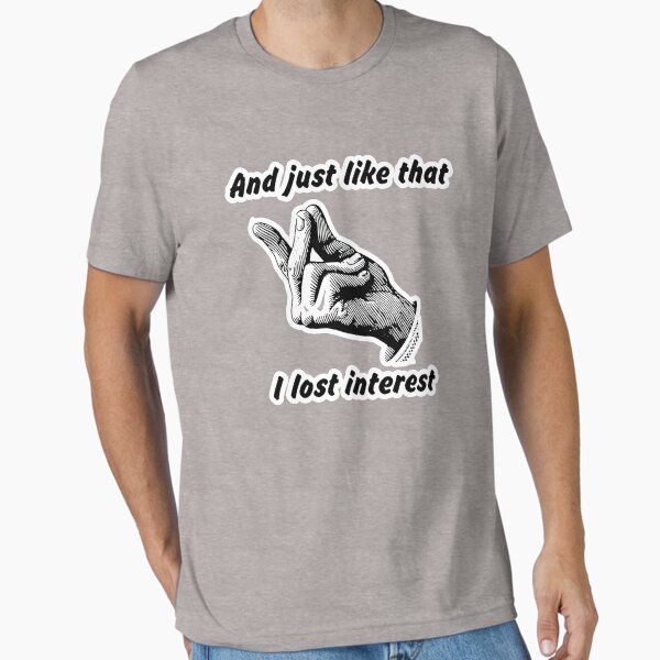 Item preview, I Just Lost Interest designed and sold by 5Solas.