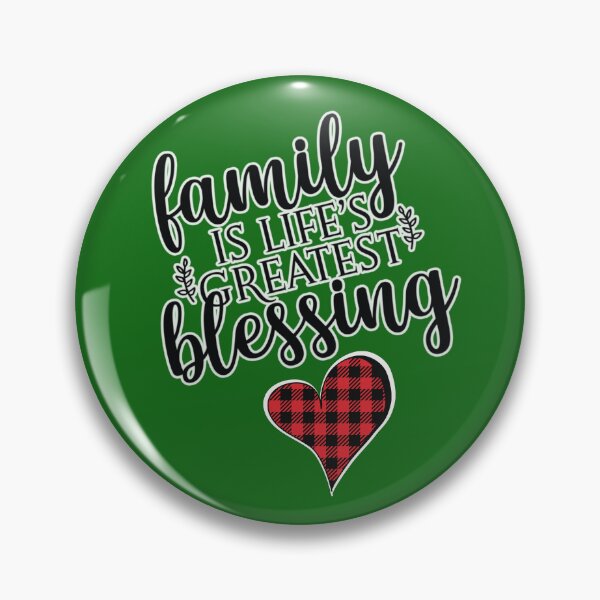 Item preview, Family is Life's Greatest Blessing - Christmas version for dark shirts designed and sold by MamaCarmody.