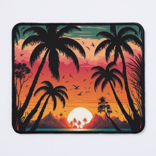 Item preview, Palm Trees Retrovawe Sunset designed and sold by Bekfles.