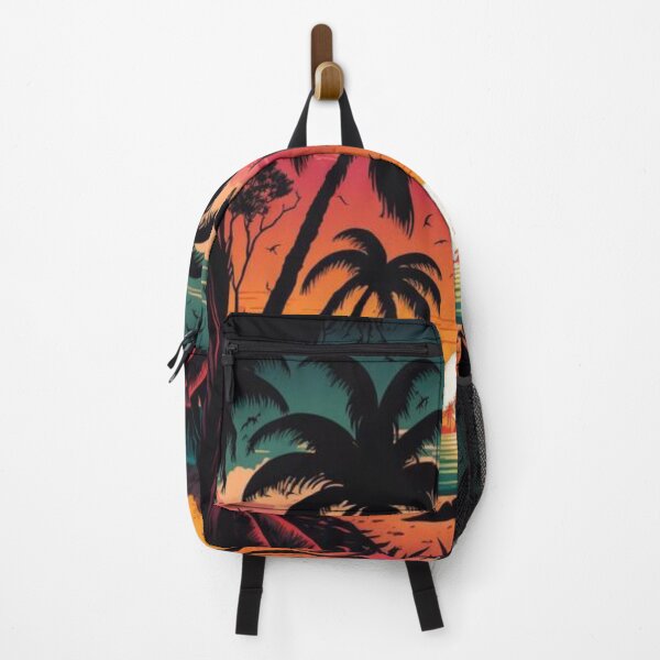 Item preview, Palm Trees Retrovawe Sunset designed and sold by Bekfles.