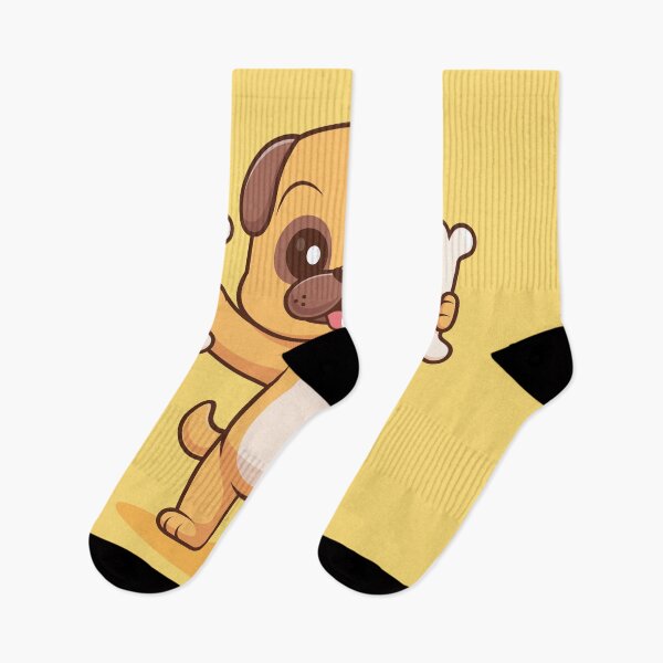 Item preview, Pug Dog with Bone designed and sold by hjian8219.