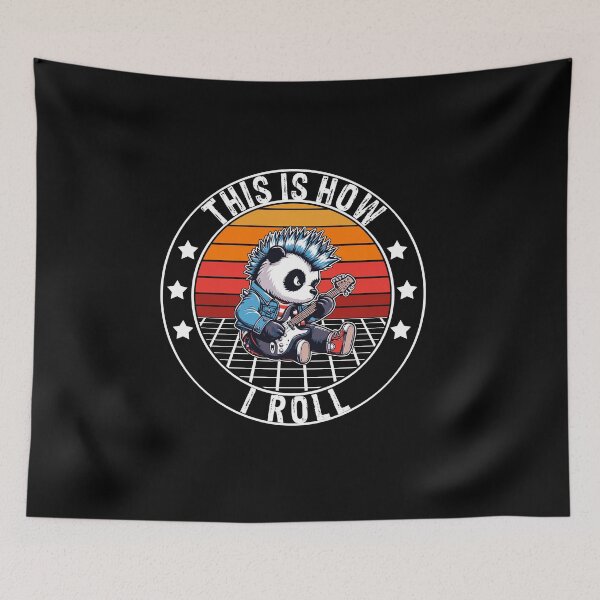 Item preview, Guitarist and panda lovers. This is how I roll. designed and sold by ToneWear.co.