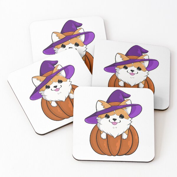 Item preview, Witchy Pumpkin Corgi designed and sold by HadesHaven.