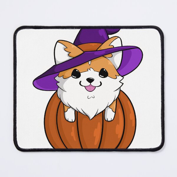 Item preview, Witchy Pumpkin Corgi designed and sold by HadesHaven.