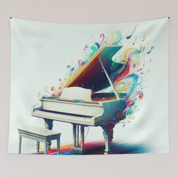 Aperçu de l'œuvre L'âme du piano. créée et vendue par growing-mom.