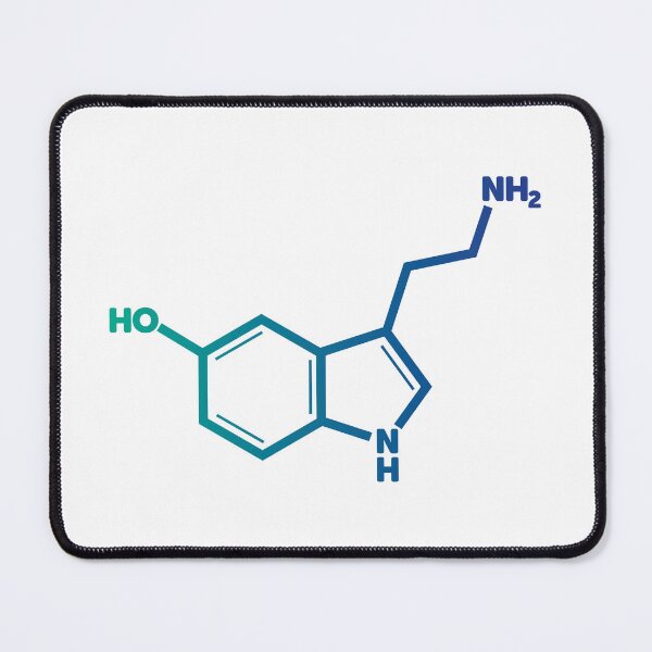 Item preview, Serotonin - Blue designed and sold by ScienceCorner.