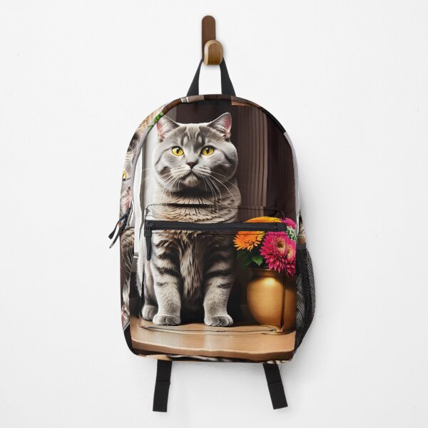 Item preview, Cat with flowers - Modern digital art designed and sold by Ai-michiart.