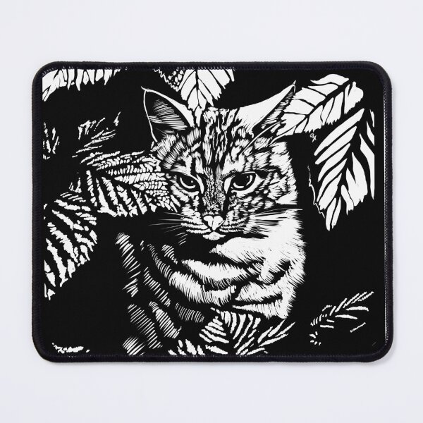 Item preview, Cat in Raspberry bush designed and sold by leebradford.