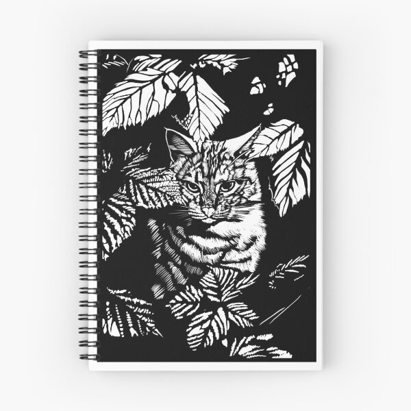 Item preview, Cat in Raspberry bush designed and sold by leebradford.