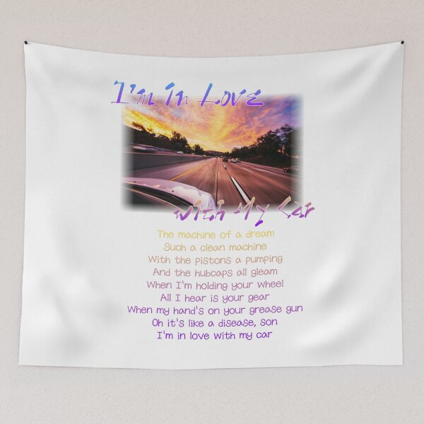 Item preview, I am in Love with My Car designed and sold by zzzozzo.