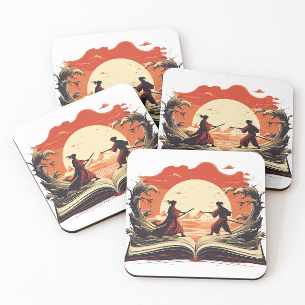 Item preview, Book with samurais designed and sold by AnteesocialTees.