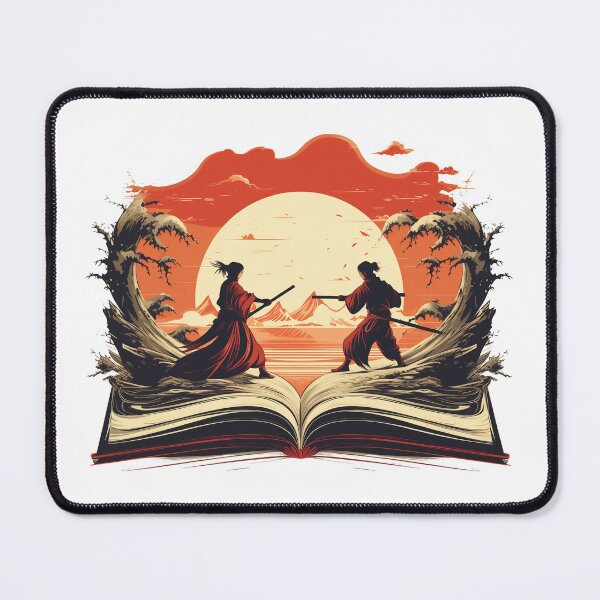 Item preview, Book with samurais designed and sold by AnteesocialTees.