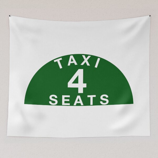 Item preview, HONG KONG TAXI | 香港的士貼紙 | 綠的4座位 | ZEROMON designed and sold by ZEROMON Headquarters.