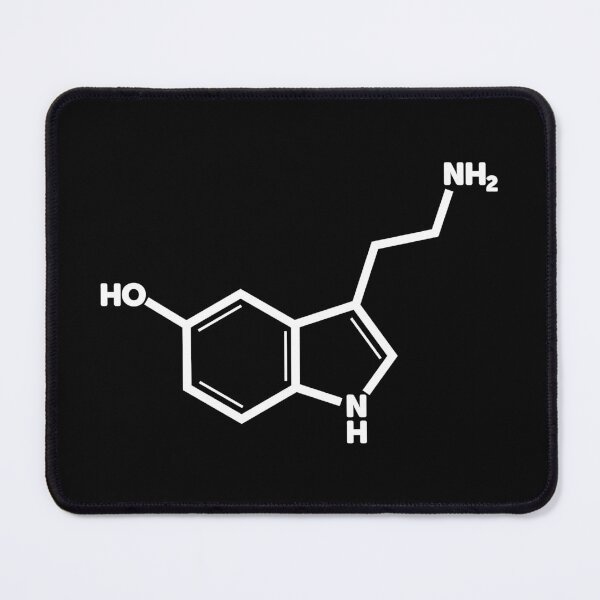Item preview, Serotonin - White designed and sold by ScienceCorner.