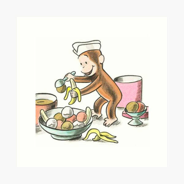 Item preview, Curious George's Banana Split designed and sold by Saranwrap.