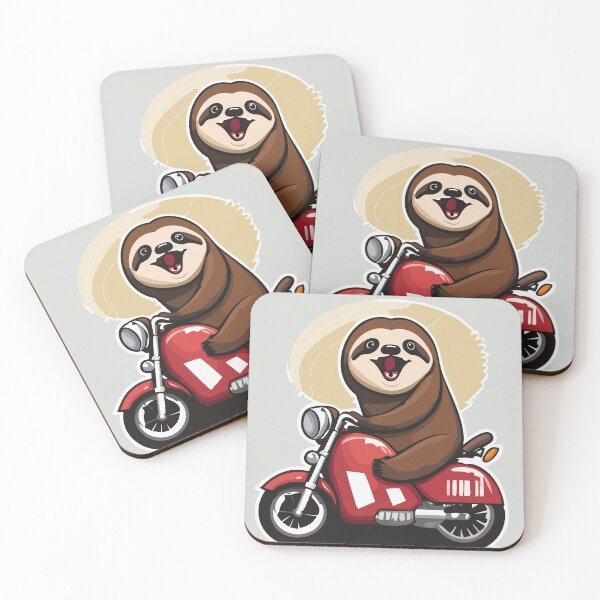 Item preview, Sloth on Motorcycle designed and sold by nateross40.