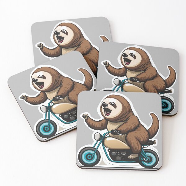 Item preview, Sloth Riding Motorcycle designed and sold by nateross40.